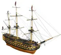 Produktbild: HMS Victory 1:75 Modellbausatz aus Holz - Historisches Schiffsmodell