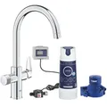 Produktbild: Grohe Küchenarmatur Blue Pure BauCurve Starter Kit, chrom (30581000) silberfarben