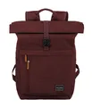Produktbild: Travelite BASICS Rollup Rucksack Bordeaux aus echtem Leder Rucksack Damen