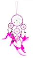 Produktbild: 40cm x 9cm Traumfänger Dreamcatcher Pink Mädchen Gute Träume Schlafzimmer Deko