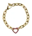 Produktbild: Guess Gliederarmband Pave Heart Chain Bracelet