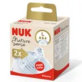 Produktbild: NUK Nature Sense Trinksauger für Babyflaschen | 6–18 Monate |Anti-Colic-Ventil | Größe L | BPA-frei | 2 Stück