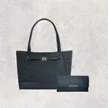Produktbild: Michael Kors Tasche Shopper Portemonnaie Geldbörse Jet Set Travel Reed Blau NEU