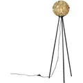 Produktbild: Art-déco-stehleuchte Stativ Schwarz Mit Gold - Maro