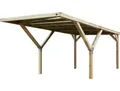 Produktbild: Einzelcarport WEKA, braun, B/H/T: 241cm x, Carports, mit Stahldach