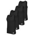 Produktbild: adidas - Active Flex Cotton Ergonomic - Unterhemd/Tanktop - 4er Pack (S Schwarz)
