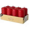 Produktbild: Starpak 8 Stumpenkerzen Ø 50 mm · 100 mm rot