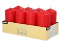 Produktbild: 8 STARPAK Stumpenkerze, Durchmesser: 50 mm, rot, 8er