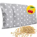 Produktbild: Kirschkernkissen Wärmekissen Nacken Schulter Mikrowelle 55x20 cm Baumwolle EU