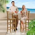 Produktbild: Barhocker 2er-Set Akazien-Holz