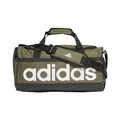 Produktbild: adidas Unisex Essentials Linear Duffel Bag, Olive Strata/Black/White, M