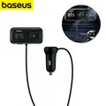 Produktbild: Baseus Kabelloser Bluetooth-FM-Transmitter mit Ladegerät Baseus – Schwarz