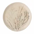 Produktbild: Bloomingville Servierteller Bea, 27,5 cm, Steingut, Teller, Servierteller, Speiseteller, Blumenmotiv, Cracle Glaze, natur