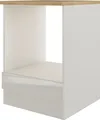 Produktbild: Herdumbauschrank LUND Lichtgrau 60 x 60 x 85 cm (BxTxH)