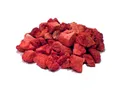 Produktbild: (109 EUR/kg) 100g Bio Erdbeeren gefriergetrocknet 5-10mm Würfel 100% Frucht