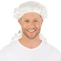 Produktbild: dressforfun Herrenperücke Marquis Barock | Mit schönen Seitenlocken und Zopf | An Fasching oder auch auf Mottopartys gibt die Perücke Ihrer Verkleidung den letzten Schliff