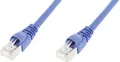 Produktbild: Telegärtner 100008465 RJ45 Netzwerkkabel, Patchkabel CAT 6a S/FTP 3.00 m Blau Flammwidrig, mit Rastnasenschutz, Flammwidrig, Halogenfrei