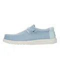 Produktbild: HEYDUDE Wally Stretch Sox - Zapatos Estilo Mocasín para Hombre, Cloud Blue/Dawn Blue, 42