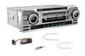 Produktbild: Caliber RMD120 Retro BT USB DIN Radio Chrom für Mercedes E-Klasse W124 S-Klasse