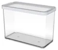 Produktbild: ROTHO Frischhaltedose LOFT, Transparent, Weiß, B 20 cm, 2100 ml, Kunststoff, Silikon, (1-tlg), Deckel mit Silikondichtung