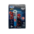 Produktbild: Oral-B Pro Kids Spiderman Elektrische Zahnbürste ab 3 Jahren + Reiseetui