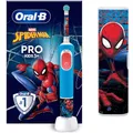 Produktbild: NEU Oral B Elektrische Zahnbürste Vitality Pro 103 Spiderman mit Etui Kids
