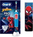 Produktbild: Oral-B Pro Kids Spiderman Elektrische Zahnbürste, 4 Sticker, 1 Bürste, 1 Etui
