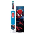 Produktbild: Oral B Elektrische Zahnbürste Oral B PRO KIDS Spiderman Blau Rot