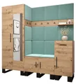 Produktbild: ABIKS MÖBEL Garderoben-Set ARTIN Set 13 Garderobe mit gepolsterten Paneelen, Industriell Design