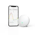 Produktbild: Airthings 292 Wave Mini – Kompakter und intelligenter Luftqualität-Messgerät für Temperatur, Feuchtigkeit und luftgetragene Chemikalien (VOCs) mit Schimmelrisiko-Indikator.