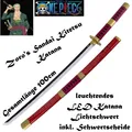 Produktbild: NEU One Piece Zoro Sandai Kitetsu LED Katana Lichtschwert 100cm für Cosplay Fans