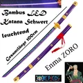 Produktbild: NEU Enma Zoro Bambus LED Katana Lichtschwert 100cm für Cosplay Anime Manga Fans