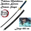 Produktbild: NEU Demon Slayer Tokitou Bambus Katana Schwert 105cm für Cosplay Anime Manga Fan