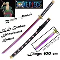 Produktbild: NEU One Piece Zoro Shusui Bambus LED Katana Lichtschwert 100cm für Cosplay Anime