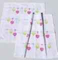 Produktbild: 2x Handtücher Herzen Frottee Kracht Küche Tücher Backen Herz Leine Liebe Deko