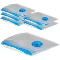 Produktbild: Relaxdays 6Xvakuumbeutel, Transparent, Kunststoff, 80x100x0.1 cm, Ordnen & Aufbewahren, Aufbewahrungsboxen