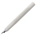 Produktbild: Faber-Castell 140820 - moderner Füller Grip 2010 mit Ergonomisches Design und Hochwertige Konstruktion, Füller breite Feder M, Nachfüllbar inkl. Tintenpatrone - coconut milk, 1 Stück