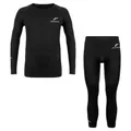 Produktbild: Reusch Thermounterwäsche Set Kinder Jugendliche | warm atmungsaktiv enganliegend wärmeisolierend feuchtigkeitsregulierend | Unisex Funktionsunterwäsche Skiunterwäsche Kids | Underwear Set Junior WARM