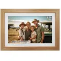 Produktbild: Denver Digitaler-Bilderrahmen PFF-1042LW, mit WLAN, 10,1 Zoll Touchscreen, 16 GB interner Speicher, helles Holz