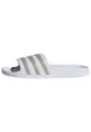 Produktbild: adidas Unisex-Adult Adilette Aqua Sandal, Footwear White/Platin Metallic/Footwear White, 44.5 EU