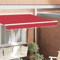 Produktbild: vidaXL Markisenvolant Rot 580 x 20 cm Segeltuch
