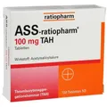 Produktbild: ASS-ratiopharm 100 mg TAH Tabletten 100 St. PZN 01343682