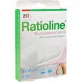 Produktbild: 2x RATIOLINE Wundverband 10x8 cm steril 5 ST