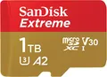Produktbild: SanDisk Extreme microSDXC UHS-I Speicherkarte 1 TB + Adapter (190 MB/s)