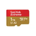 Produktbild: SanDisk Extreme microSDXC UHS-I Speicherkarte 1TB + Adapter 190 MB/s Übertragung