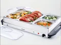 Produktbild: Silvercrest Buffetwärmer Wärmeplatte Speisenwärmer Warmhalteplatte