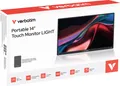 Produktbild: Verbatim Portable Monitor + Powerbank, 14'', LCD, FullHD USB C, HDMI, IPS, 16:9, Touch, LIGHT, Retail