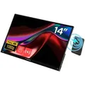 Produktbild: Verbatim 32088 TV-Gerät/Monitor tragbar Tragbarer Monitor Schwarz 35,6 cm (14
