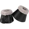 Produktbild: Eskadron Black XXL Hufglocken Softslate Faux Fur Platinum 2025 Sprungglocken