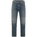 Produktbild: Motorrad Jeans Hose Herren W33 L32 - Rokker Hunter Blue mit Protektoren